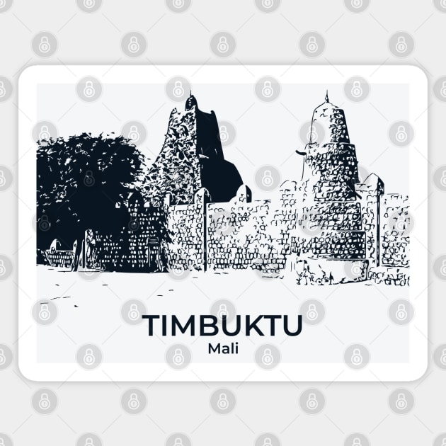 Timbuktu - Mali Magnet by Lakeric